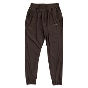 YoungLa Mens Jogger Track Pants Brown Small Athleisure Training